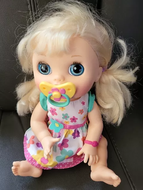 BABY ALIVE HASBRO Real Surprises Blonde Hair Interactive Doll 2012 $50. ...
