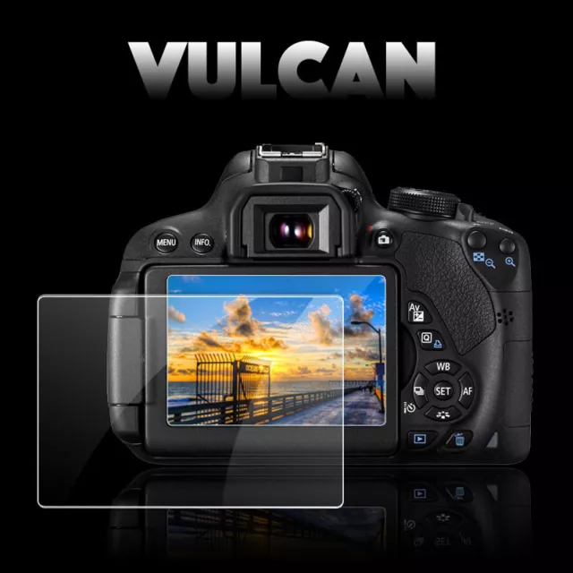 VULCAN Glass Screen Protector for Sony A9 and A9 MkII LCD. Tough Anti Scratch