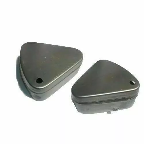 Apto para Royal Enfield Bala Plano Tapa Crudo Desnudo Caja de Herramientas Set