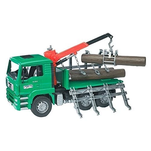 Mezzo stradale Bruder Camion Trasporto Tronchi 02769