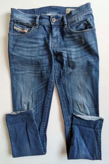 DIESEL Getlegg stretch slim skinny low waist jeans - good cond. women W27 L30