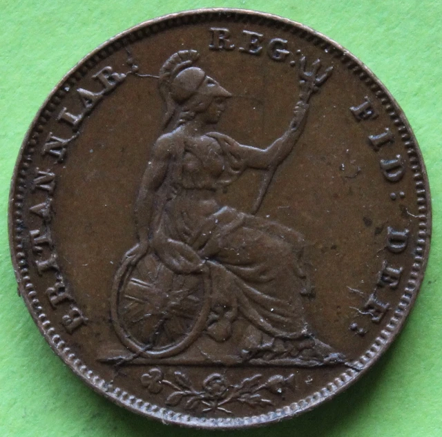 Royaume Uni  Farthing Victoria 1853