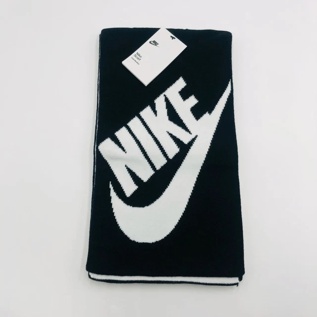 Brand New Nike Black & White Sports Scarf For Cold Weather