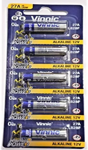 PILE ALCALINE 12V A27 27A L828 date d'expiration 12/2026 PoundMax