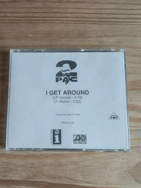 2PAC I GET Around CD Interscope Germany 4 Track Maxi Single With