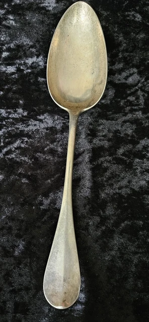 Cucchiaio da stufato argento sterling imperiale russo - Sazikov