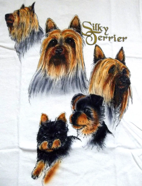 Silky Terrier T-shirt Size SM 34/36 - Natural