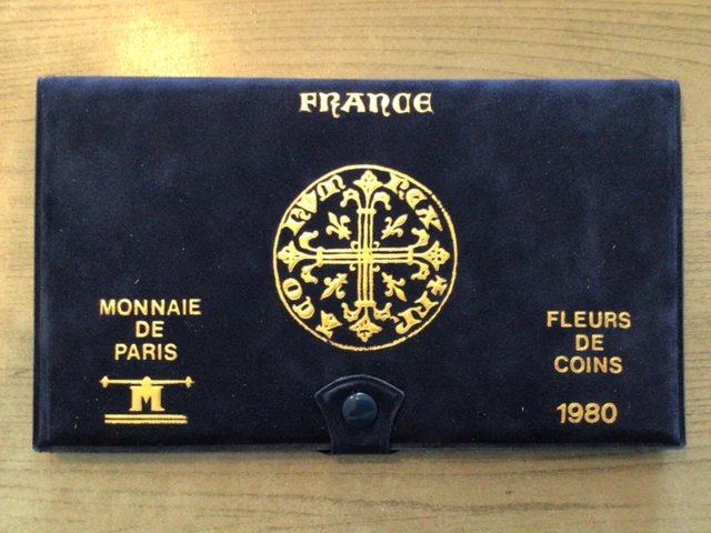 Coffret FRANCE. FDC 1980 avec la 50 Francs ARGENT RARE