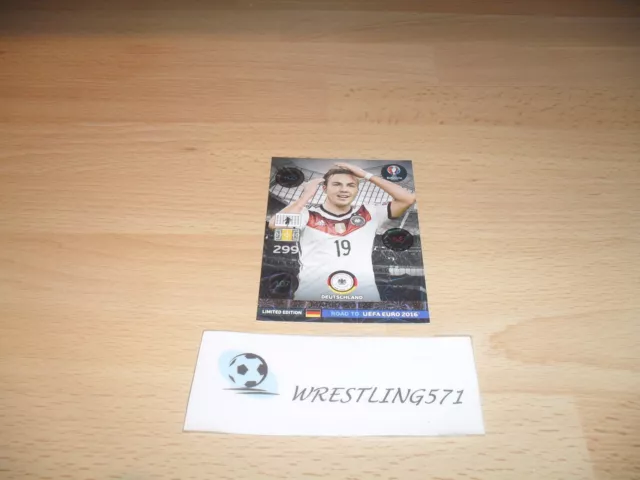 Panini Adrenalyn Xl Road To Uefa Euro 2016 : Limited Edition Gotze