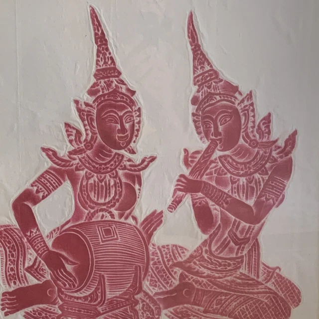 Rubbing Painting by Buddhist Monk