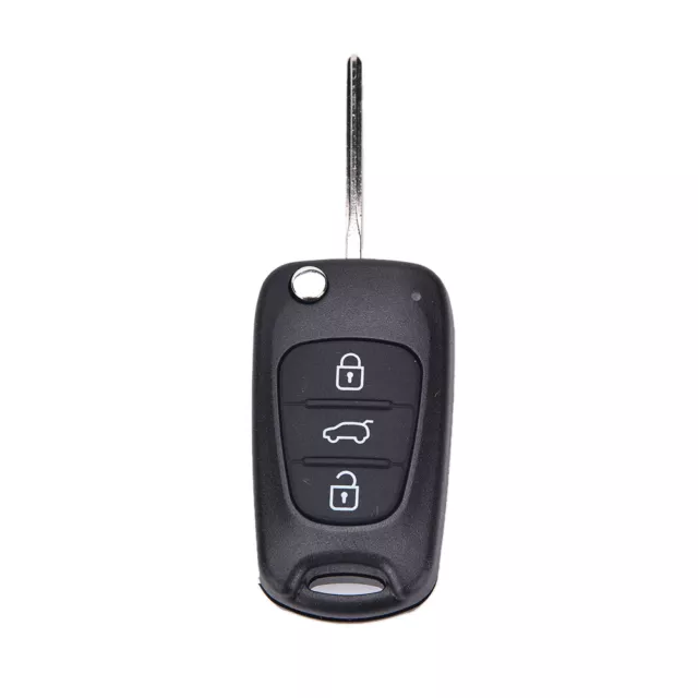 Remote Folding Key Shell Case 3 Buttons Fob For Hyundai I20 I30 IX35 I3-7H