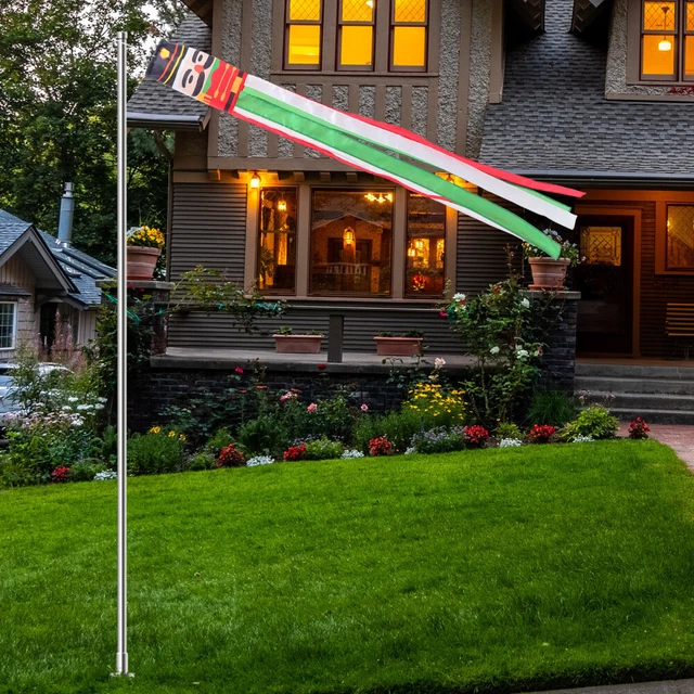 Christmas Windsock Flag Soldier's Windshield Flag Nativity Ornaments Kids Bulk