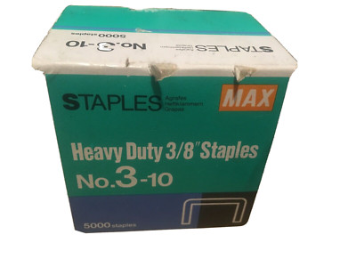 Heavy Duty 1000Pc 10Mm punti premontatore PISTOLA Tappezzeria uso scolastico con nuovo B3725 