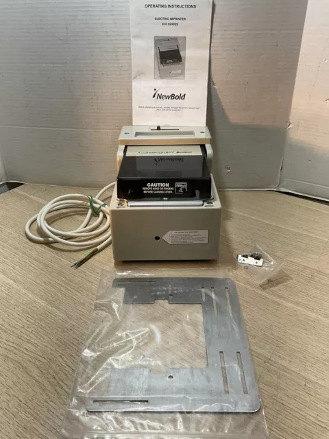 NewBold Addressograph Electric 830 Credit Card Imprinter / MAR958