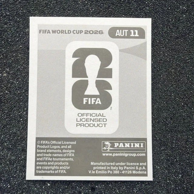Panini World Cup 2026 Aut 11 Marcel Sabitzer Austria £169 