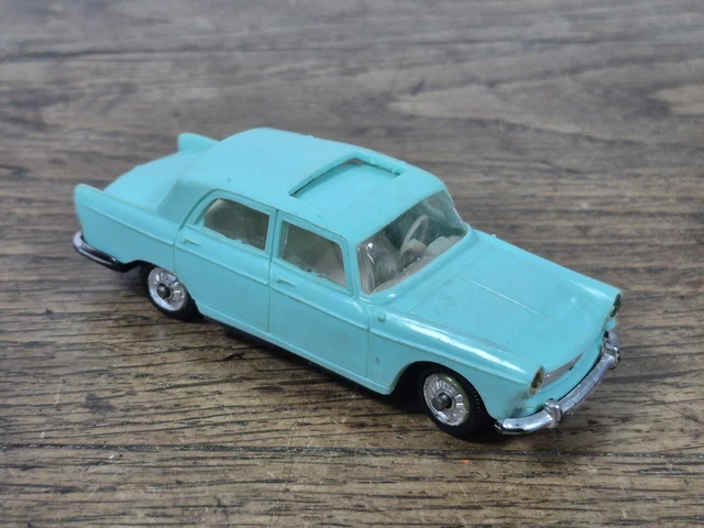 NOREV Miniature Peugeot 404 de 1965 Bleu Amiral Voiture de Collection 1/18 Métal