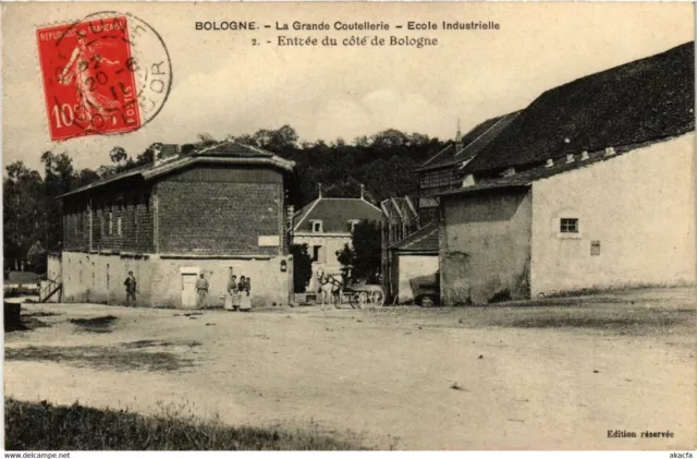 CPA BOLOGNE La Grande Coutellerie - École Industrielle Entrée du coté (616955)