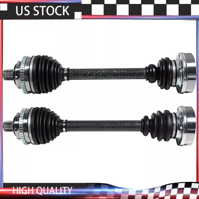 Front Left Right Pair CV axle Shaft For 1993-1995 VOLKSWAGEN EUROVAN Automatic