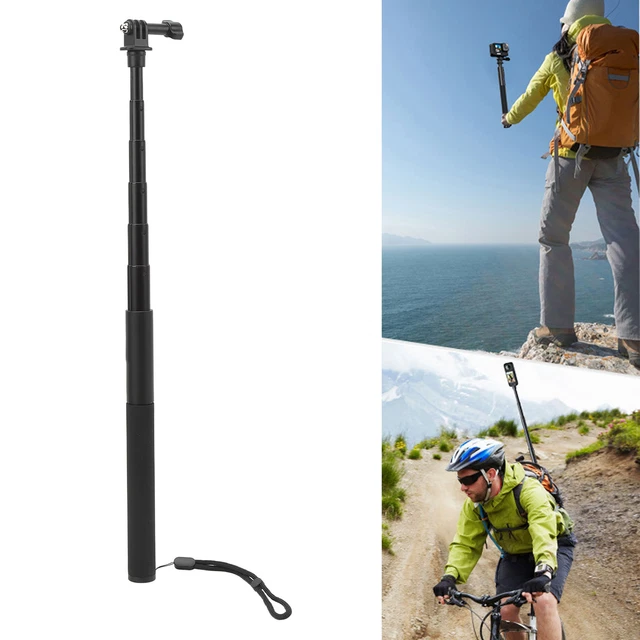 Stick per selfie lungo stick stick in lega di alluminio comoda impugnatura antiscivolo per