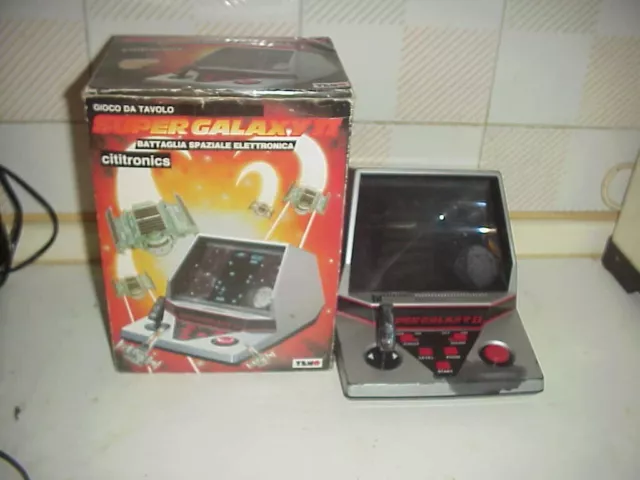 super galaxy 2 yeno lcd table top videogame console vintage retro game boxed