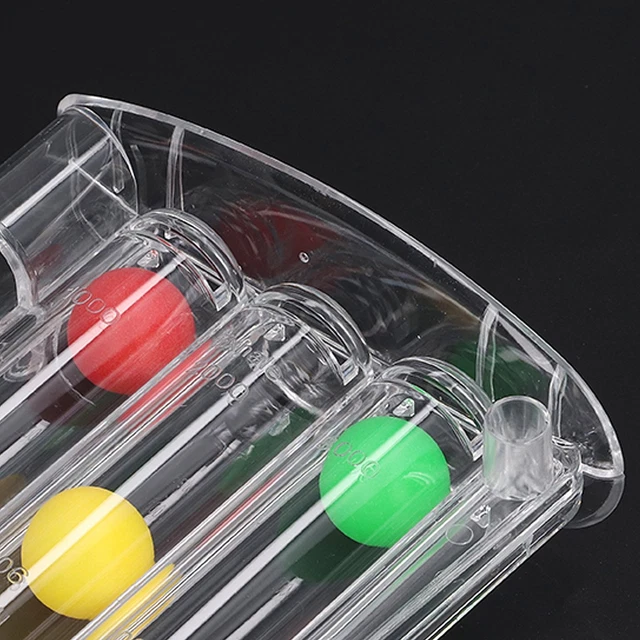 Deep Breathing Exerciser 3 Balls Breath Exercise Measurement System Lung