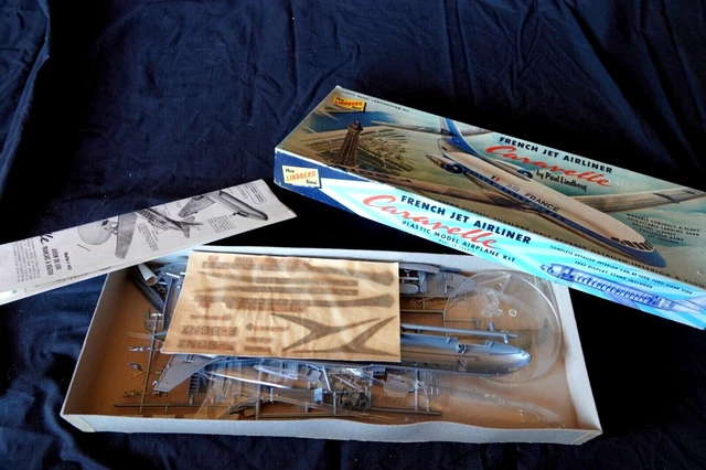 ANCIEN MAQUETTE HELLER Boite Jaune Helicoptere Alouette 3 Avion 1960 ANCIEN MAQUETTE HELLER Boite Jaune Helicoptere Alouette 3 Avion 1960