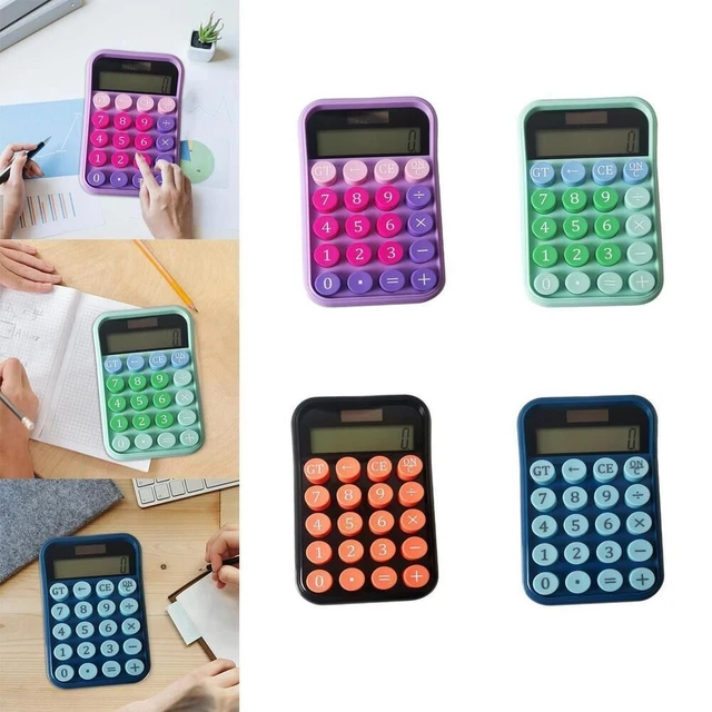 10-DIGIT SOLAR CALCULATOR ABS Calculator New Mechanical Keyboard ...