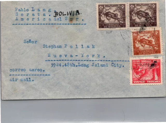 Goldpath: Bolivia Cover To U.s.a. Cv493_P13