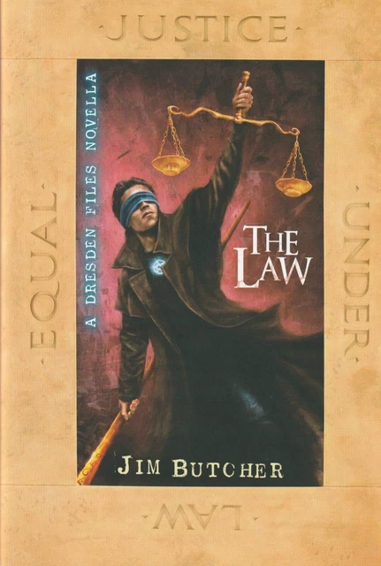 The Law Jim Butcher Special Limited Signed Numbered Edition Hardcover  #1820
