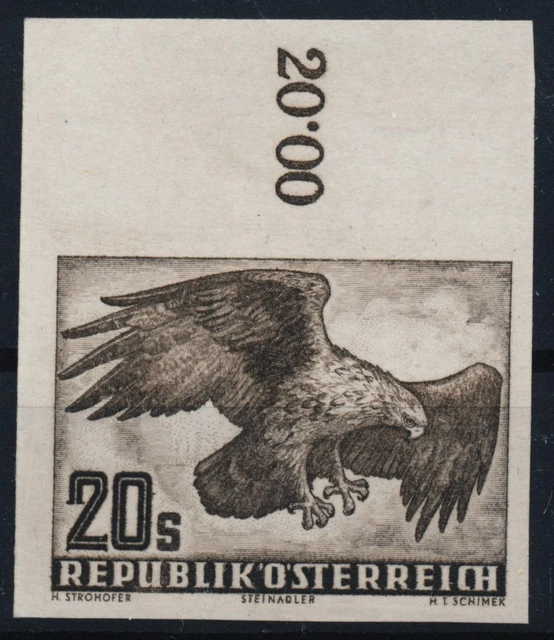 ÖSTERREICH 1950/53 ANK 973Uxc postfrisch ** Kw:150,-€