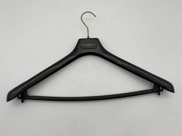 Vintage DKNY Donna Karan New York Black Plastic Clothing Hanger 17 Inches Wide
