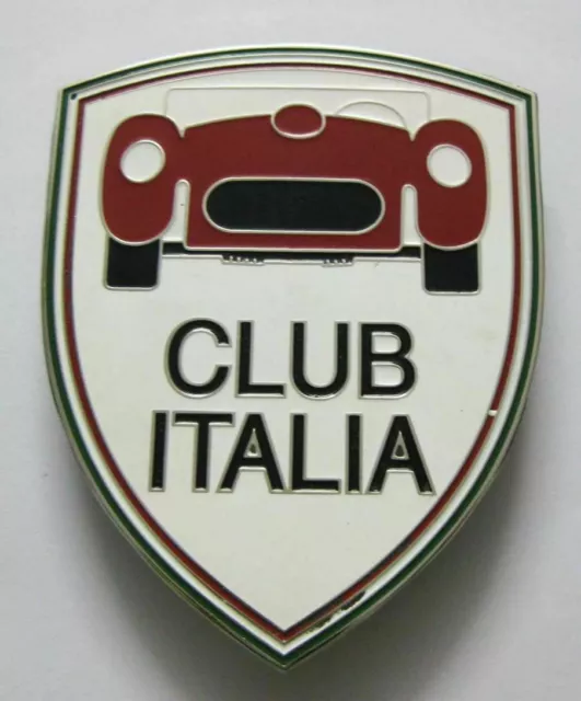 Club Italia Voiture Grill Badge Emblème Logos Métal Email Ensemble De 3PC