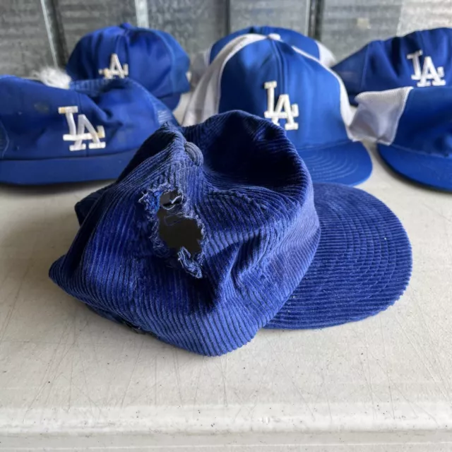 LOT OF 7 Vintage LA Dodgers SnapBack Trucker Hats Cap Sports ...