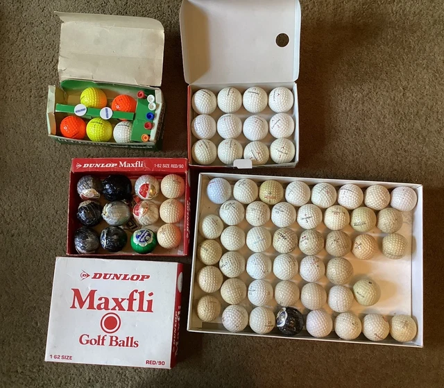 Vintage Golf Balls, Vintage Golf Equipment, Golf, Sporting
