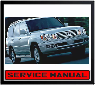 Lexus Lx470 1998-2007 Service Repair Manual In Dvd