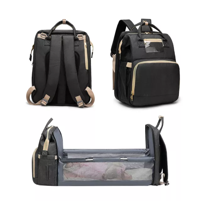 Diaper Bag Backpack, Multifunction Travel Back Pack Maternity Baby Changing Bag 2