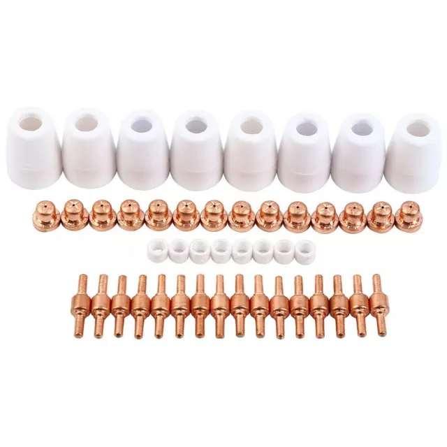 Electrodes Plasma Tips Nozzle 46pcs/set 50D CT518 LGK-40 For Plasma Cutter CUT50