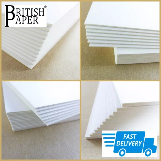 A4 A3 A2 CARD SHEETS BOARD 2mm THICK PAPER MOUNT MODEL ART CRAFT KRAFT CARDBOARD 3