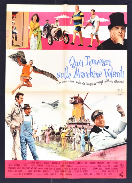 MANIFESTO QUEI TEMERARI SULLE MACCHINE VOLANTI alberto sordi terry