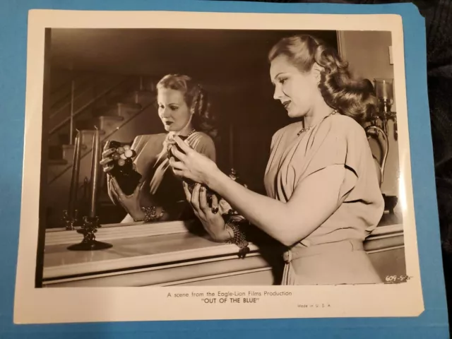 Virginia Mayo 1940’s VINTAGE 8x10 Orginial Movie Still PHOTO "Out of the Blue"