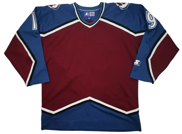 Starter COLORADO AVALANCHE *SAKIC* NHL SHIRT TRIKOT  L