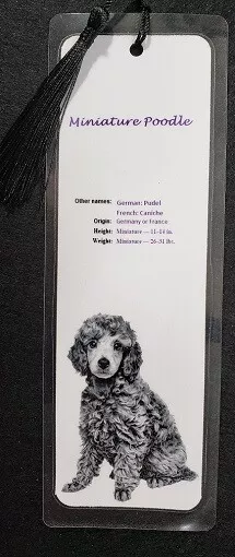 Dog Breed Bookmark - Hand Made - Choose Breed (A - G) - 5 ml - 8" x 3"