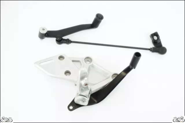 Pedane Cambio Moto 2 Paia - Leva Frizione E Freno In Lega Alluminio Per Bulloni M6 - Foto 2