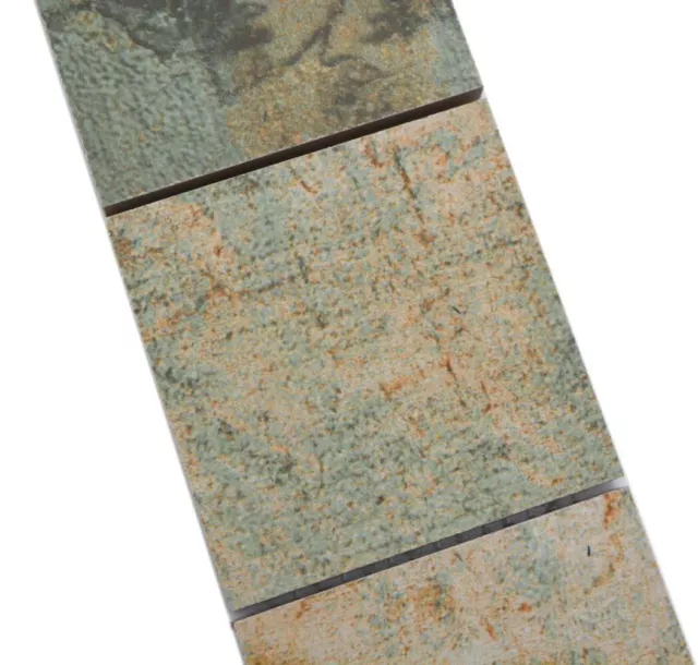 Bordo mosaico bordo ceramica vintage mosaico bordo verde marrone WB23BOR-95CB
