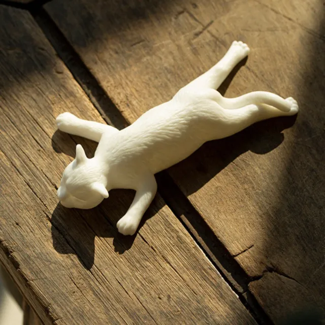 Weiß Katzen figur Keramik Katzen-Souvenirs Katzen-Ornamente  Katzen liebhaber