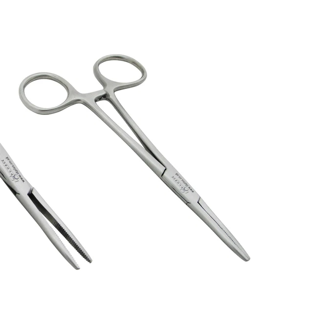 HEMOSTATIC ARTERY CLAMP Toothed Forceps Kelly Surgical instruments