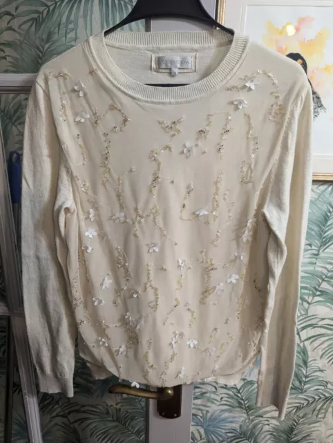 RJR JOHN ROCHA Floral T shirt Jumper Size 12 9.99 PicClick UK
