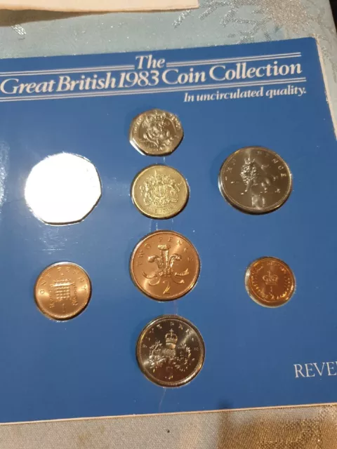 The Great British 1983 Coin Collection In Uncirculated Quality C2400 2