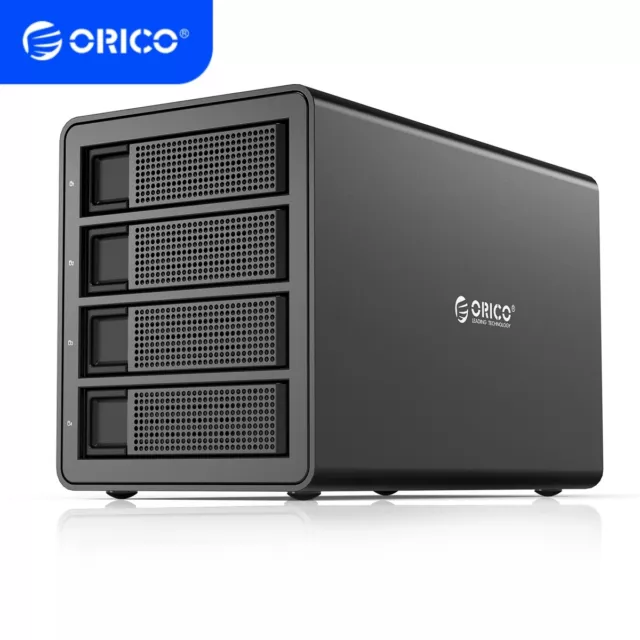 ORICO 4 Bay RAID Hard Drive Enclosure For 2.5/3.5" SATA HDD w/ 150W Power