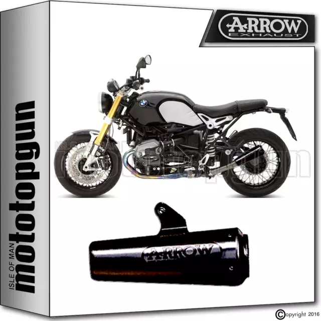 Arrow Silencieux Pro-Race Nichrom Noir Racing Bmw R Ninet 2014 14 2015 15